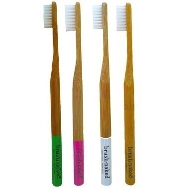 Brush Naked Bamboo Toothbrush 4-Pack Kids Soft Brush Naked Bamboo Toothbrush 4-Pack Kids Soft