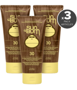 Sun Bum Hydratant Crème solaire Lotion SPF 30 Trio Bundle