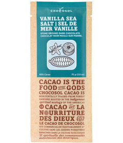ChocoSol Vanilla Sea Salt Ground Dark Chocolate