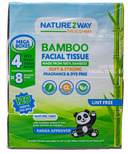 NatureZway Boîte Méga Format de Papiers Mouchoir en Bambou
