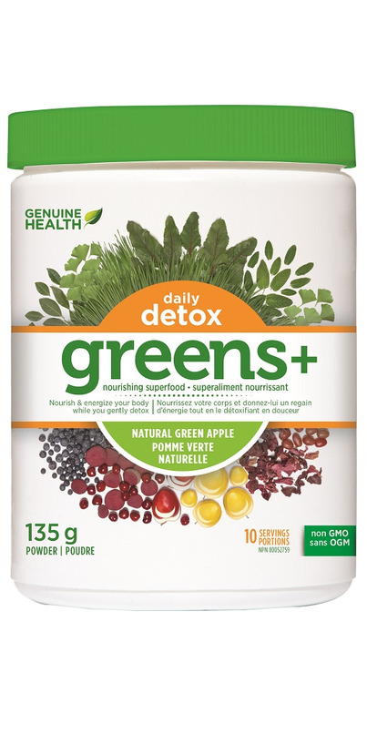 Buy Genuine Health Greens+ Daily Detox at Well.ca | Free Shipping $35 ...