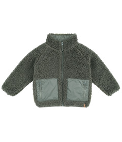 Jan & Jul Reversible Sherpa Fleece Jacket Dark Sage Green