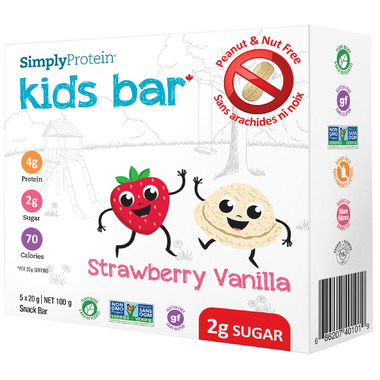Simply Protein Kids Bar Strawberry Vanilla Pack Simply Protein Kids Bar Strawberry Vanilla Pack