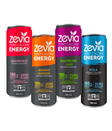 Zevia Zero Calorie Variety Energy Drink Bundle