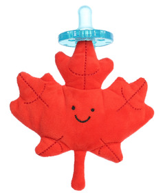 WubbaNub Maple Leaf Plush Pacifier