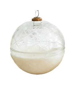 The Scented Market Christmas Ornament Candle Cracklin' Birch