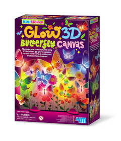 4M Glow 3D Butterfly Canvas