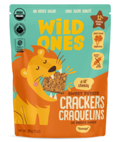 Wild Ones Organics A Lil' Cheezy Sweet Potato Crackers