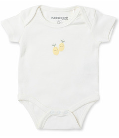 Badaboom Short Sleeve Bodysuit Off White