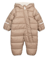 miles the label Baby Polyfilled Snowsuit Woven Sand