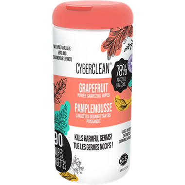 Buy Cyber Clean Moisturizing Sanitizer Wipes Grapefruit at Well.ca ...