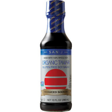 San-J Organic Gluten-Free Tamari Reduced Sodium Soy Sauce San-J Organic Gluten-Free Tamari Reduced Sodium Soy Sauce