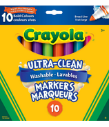 Les Marqueurs Crayola Ultra-Propre Washable Broad Line Bold Colours