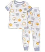 Silkberry Baby Short Sleeve Pajama Set Animals
