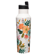 Corkcicle Rifle Paper Co. Sport Canteen Cream Lively Floral