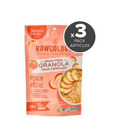 Rawcology Organic Gluten Free Grain Free Granola Peach + Goji Berry Bundle