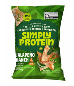 Simply Protein Tortilla Chips Zesty Jalapeno Ranch