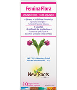 New Roots Herbal Femina Flora Vaginal Flora 4 strains 10 Billion Probiotics