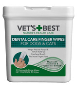 Vet's Best Dental Care Finger Wipes For Dogs & Cats