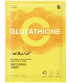 medicube Deep Vita C Glutathione Brightening Mask