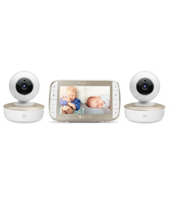 Motorola VM50G Video Baby Monitor with Pan, Tilt & Zoom White & Gold