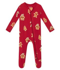 Kyte BABY Zippered Footie Gingerbread