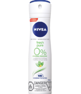 NIVEA Fresh Pure 0% Aluminium Spray sec 48 heures