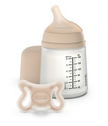 Suavinex Zero.Zero Newborn Set Anti-Colic Bottle + Sucette Lumière adaptable