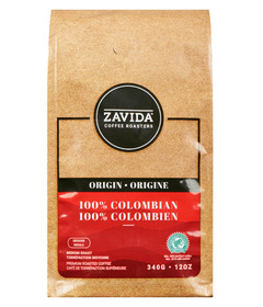 Zavida Premium Roasted Coffee 100% Colombian Medium Roast Ground
