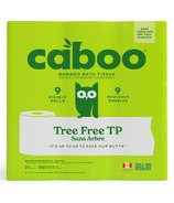 Caboo Bamboo Toilet Tissue Plastic Free