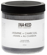 Buck Naked Soap Company Sucre Gommage Jasmin + Charbon de bois