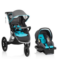 Evenflo Victory Plus Jogging Stroller Travel System Malibu Blue