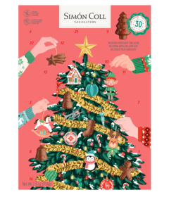 Simon Coll Advent Calendar Milk Chocolate Figurines