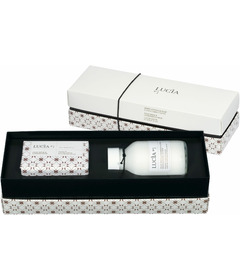 Lucia Body Lotion & Soap Bar Gift Set Goat Milk & Linseed
