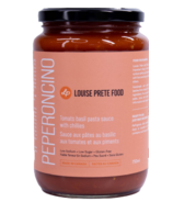 Louise Prete Foods Peperoncino Sauce pour pâtes Tomate Basilic avec Piments