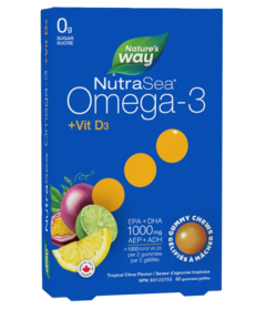 NutraSea Omega-3 Gummy Chews Citrus