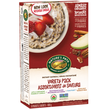 Nature\'s Path Organic Instant Oatmeal Variety Pack Nature\'s Path Organic Instant Oatmeal Variety Pack