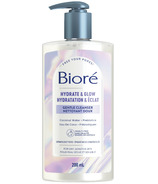 Biore Hydrate & Glow Gentle Cleanser Face Wash for Dry Sensitive Skin
