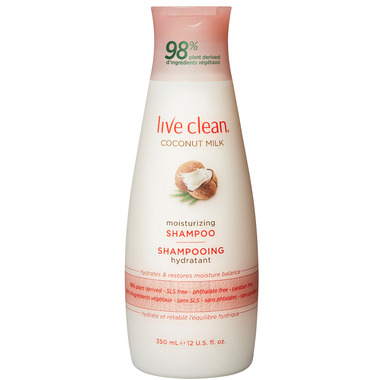 Buy Live Clean Coconut Milk Moisturizing Shampoo at Well ...