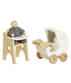 Le Toy Van Doll House Nursery & Baby Set