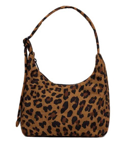 image of BAGGU Mini Nylon Shoulder Bag Leopard with sku:320550