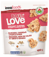 InnoFoods Organic Coconut Clusters with Almonds, Cashews & Maple Syrup