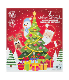 Calendrier de l'Avent au chocolat sans cacahuètes de Laura Secord 
