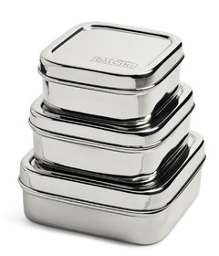 DALCINI Stainless Steel Square Containers