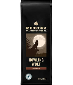 Muskoka Roastery Coffee Co. Howling Wolf Whole Bean Medium Dark Roast