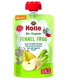 Holle Organic Pouch Fennel Frog Pear with Apple & Fennel
