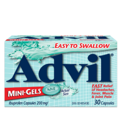 Advil Mini-Gels Ibuprofen 200mg 30 Capsules