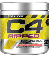 Cellucor C4 Poudre de pré-entraînement formule Ripped, limonade à la cerise