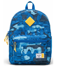 Herschel Heritage LEGO Backpack Abstract Bricks Blue