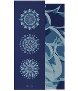 Gaiam 6mm Premium réversible imprimé tapis de yoga Kaleidoscope Sea